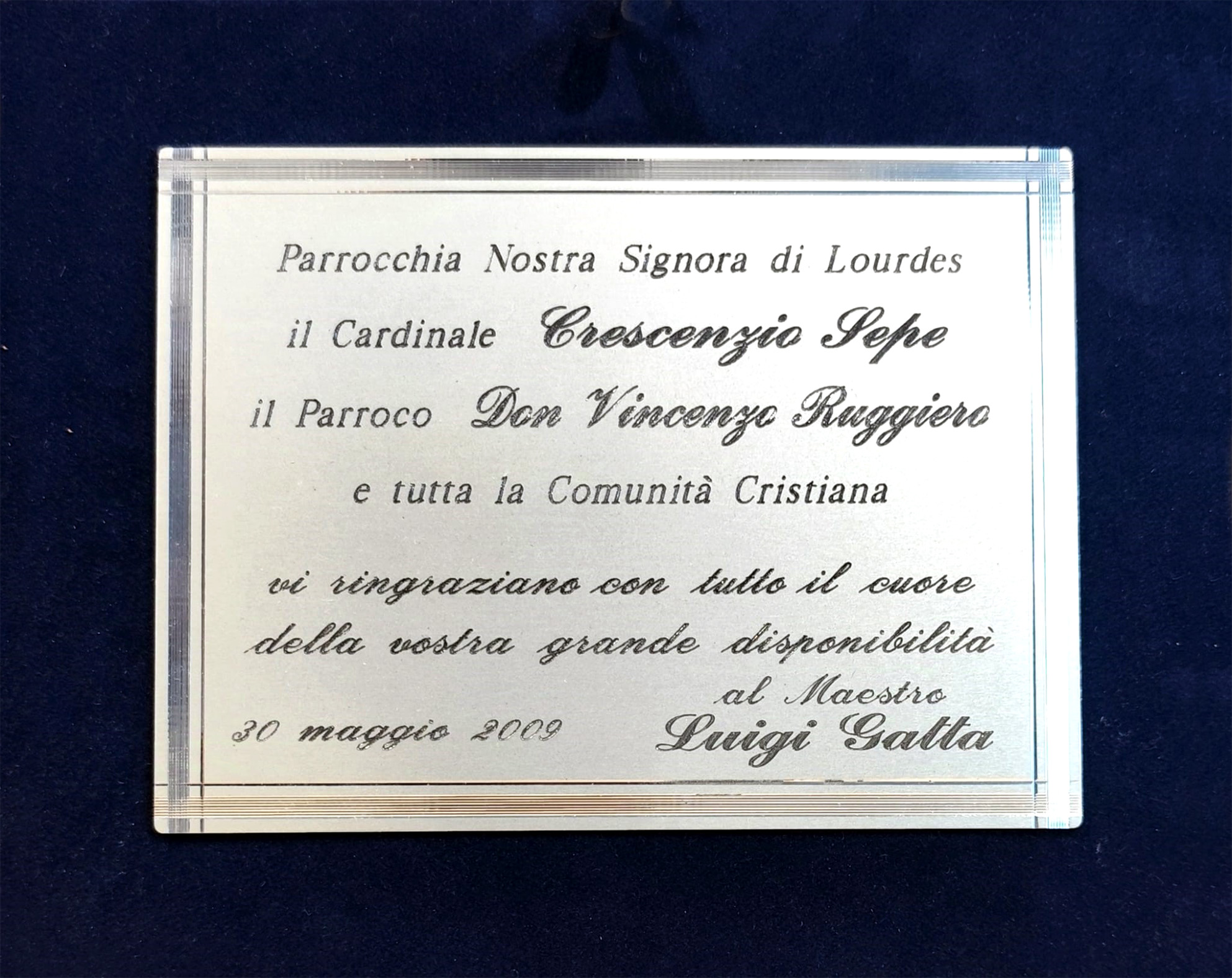 Parrocchia nostra SIgnora di Lourdes 2009